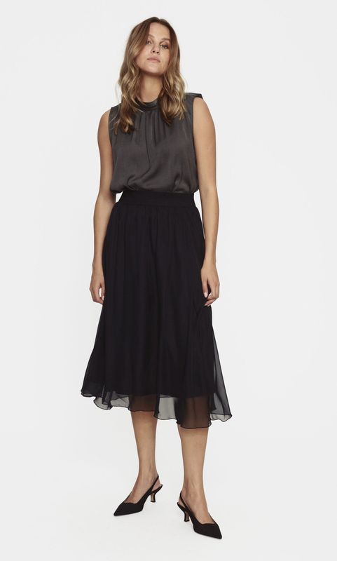 Saint Tropez - Coral SZ - Midi-rok - Zwart