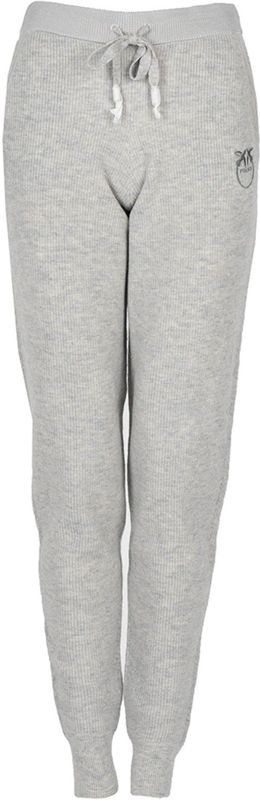 Pinko - Teroldego Pantalone Costa Cachemire Lana - Sweatpants - Grijs