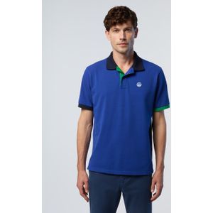 North Sails Polo overhemd Met contrasterende boorden