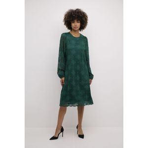 Jurk A-shape Botanical Garden green