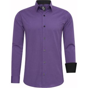 Rusty Neal - Slim Fit Overhemd - Katoen-Stretch - Wit