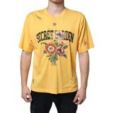 Dolce & Gabbana - Secret Garden - T-shirt - Geel - Katoen - Regular Fit