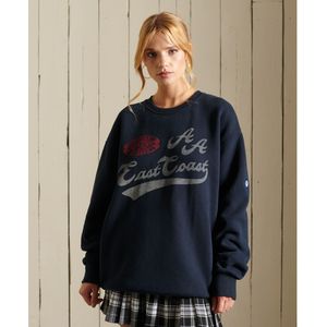 Superdry Collegiate Sweatshirt Met Ronde Hals - Dames - Maat XS