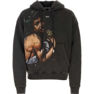 Off-White - Bacchus - Hoodie - Zwart - Skate Fit - 100% Katoen