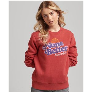 Superdry Cooper Nostalgia Sweatshirt Met Ronde Hals - Dames - Maat 44