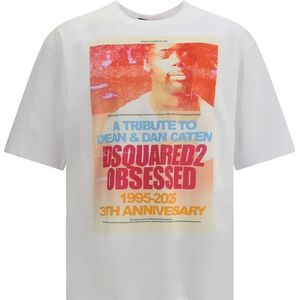 Grafische Print Ontspannen Pasvorm T-shirt