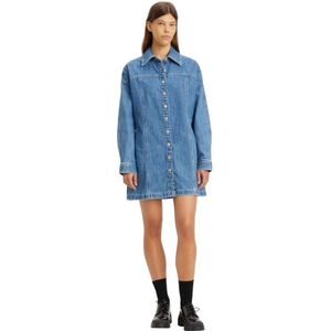 Levis Dames/Dames Shay Denim Overhemdjurk (Denim)