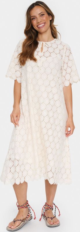 Saint Tropez, Dames, Jurken, Beige, Maat: L