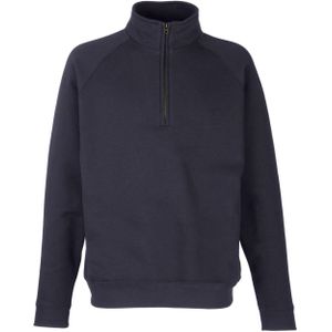 Fruit of the Loom Volwassenen Unisex klassiek sweatshirt met ritssluiting (Deep Navy)