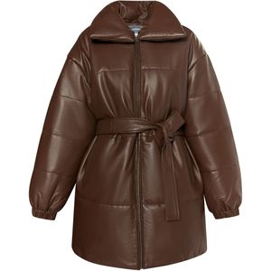 Dreimaster - Leren Jas - Bruin - Dames
