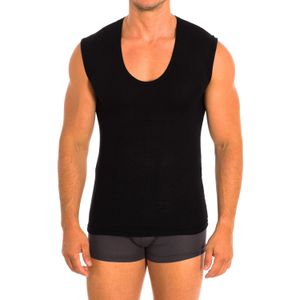 Bamboe Mouwloos Onderhemd 601 Heren met Ronde Hals