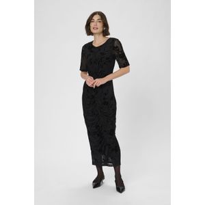 CUkitti - Fitted - Midi-jurk - Zwart