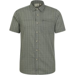 Mountain Warehouse Katoenen herenoverhemd (Donkergroen)