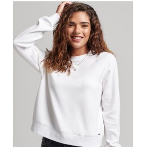 Superdry Modal Sweatshirt Met Ronde Hals - Dames - Maat 42