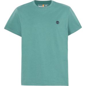 Timberland Heren Oyster River Logo T-shirt met korte mouwen (Teal)