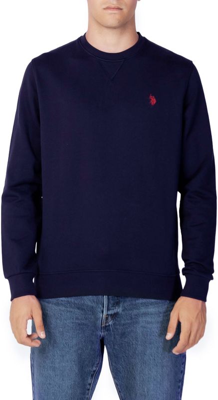 Sweater - Blauw - Classic Fit - Crew Neck