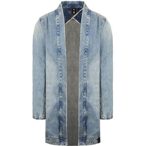 Puma x XO - Gebleekt Denim - Heren Kimono - Lange Mouw