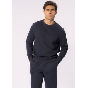 Essentiële Crewneck - Marine - Ronde Hals
