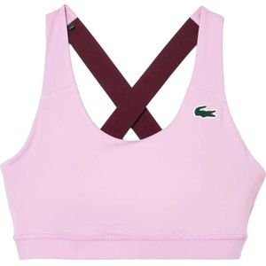 Lacoste Dames/Dames Stretch Ademend Sport Bralette (Roze)