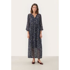 Jurk Relaxed fit Dark Navy Scattered Flower dark blue