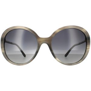 Burberry zonnebril BE4239Q 3658T3 gestreepte grijze grijze gradiënt gepolariseerd | Sunglasses