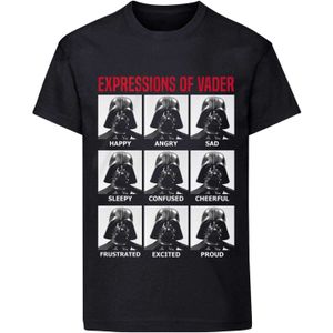 Star Wars Unisex Volwassen Uitdrukkingen van Vader T-shirt (Zwart)