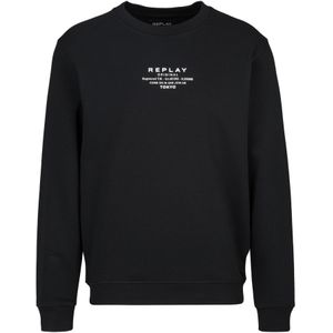 Replay Sweatshirt French Terry Katoen-Poly