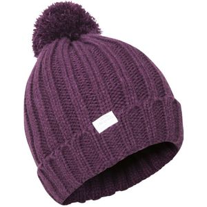 Trespass - Dames Alisha Winter Pom Pom Muts (Paars)