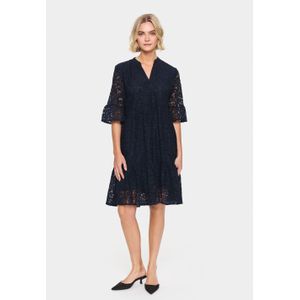 Saint Tropez - Zanna SZ Dress - Jurk - Blauw - Korte Lengte