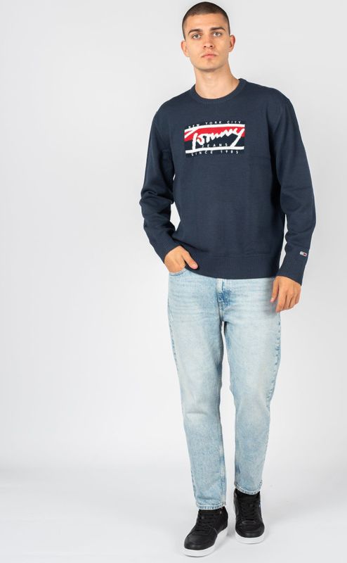 Tommy Hilfiger - Sweatshirt - Blauw - Polyester