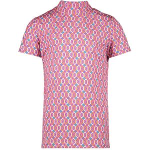 Cars T-shirt Ashi met all over print roze/multi