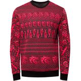 Rusty Neal - Jacquard Clubwear Trui - Rood - Normale Pasvorm