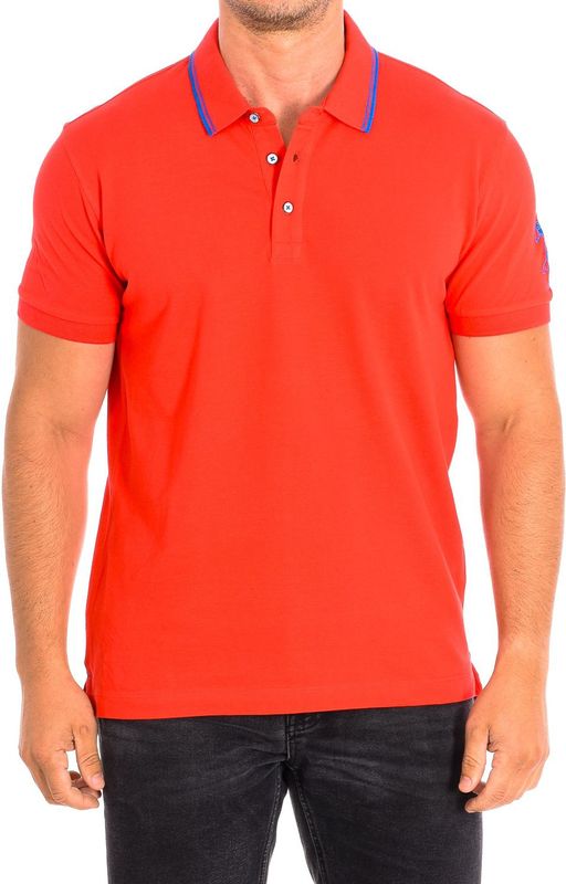 BUST - Polo - Korte Mouwen - Contrasterende Reverskraag - Man