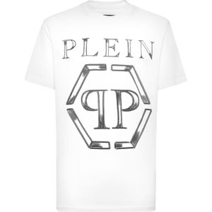 T-Shirt - Katoen - Hexagon - Ronde Hals - Korte Mouwen