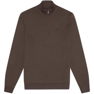 Lyle & Scott - Sweatshirt - Groen - Heren - Quarter Zip