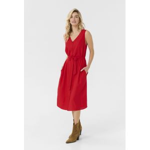 Jurk Feminine red