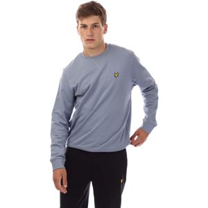 Lyle & Scott Heren Tartan Heritage Grafisch Sweatshirt (Blauw)