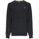 Sergio Tacchini - 10310020 - Trui - Donkergrijs Gemêleerd - Heren