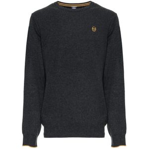 Sergio Tacchini - 10310020 - Trui - Donkergrijs Gemêleerd - Heren