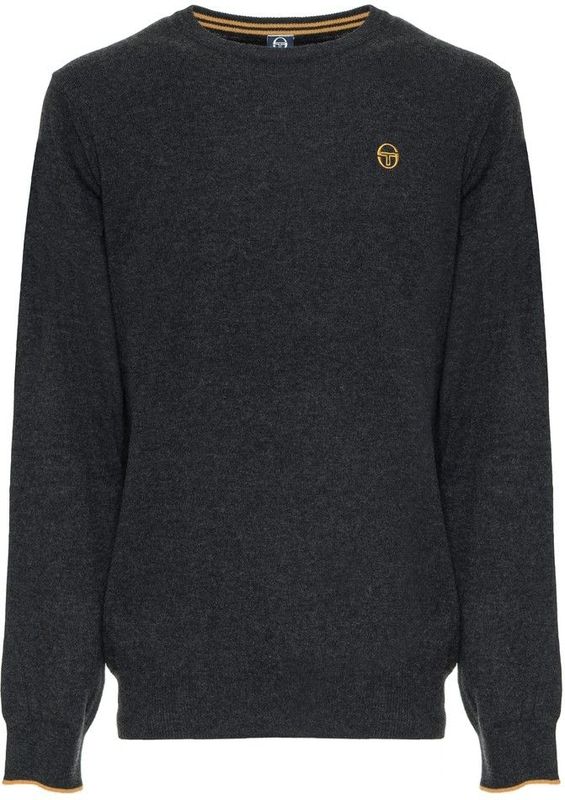 Sergio Tacchini - 10310020 - Trui - Donkergrijs Gemêleerd - Heren