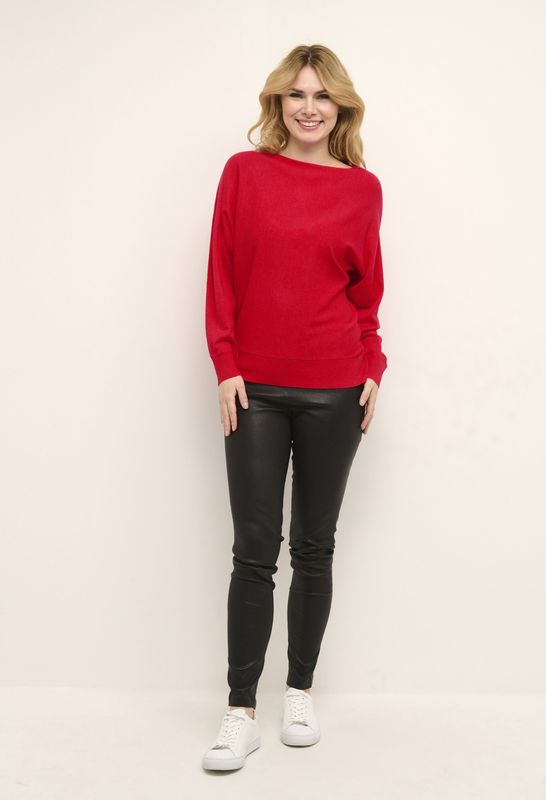 CULTURE - Trui - Rood - Gebreide Truien