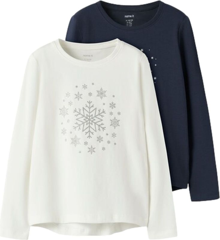 Longsleeve - Winterse Charme - Normale Pasvorm - Casual Uitstraling