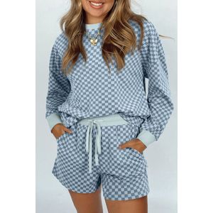 Geruite Loungewear Set