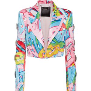 Philipp Plein - Bolero Bombing Graffiti Blazer - Veelkleurig - Dames