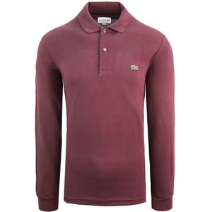 Lacoste - L1312 Y29 - Polo Shirt - Bruin - Lange Mouw