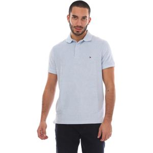Tommy Hilfiger Heren Micro-Towelling Regular Poloshirt (Blauw)