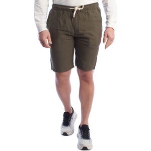 Heren Linnen Bermuda Shorts met Touwtjes HS24MBE09
