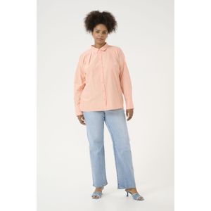 Overhemd met lang mouwen Loose fit Peach