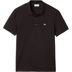 Lacoste Heren Piqué Stretch Slim Poloshirt (Zwart)