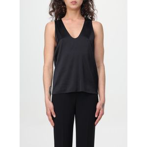 Zijde V-hals Mouwloze Top